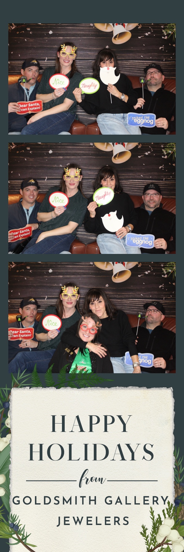 Goldsmith Gallery Holiday Party | View more photos from the event at gallery.photoboothbillings.com/u/PhotoBoothBillings/Goldsmith-Gallery-Holiday-Party