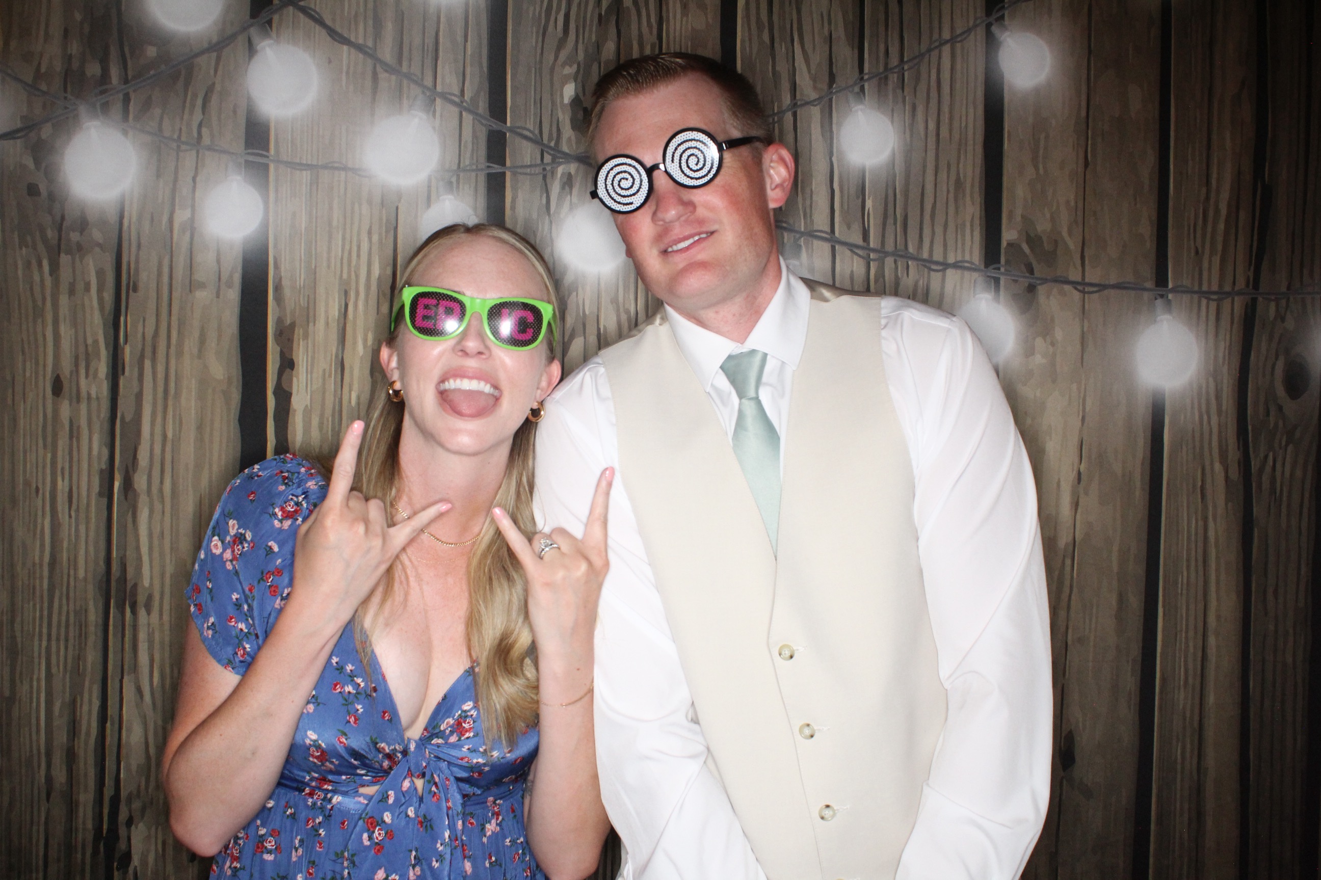 Krista and Matt | View more photos from the event at gallery.photoboothbillings.com/u/PhotoBoothBillings/Krista-and-Matt