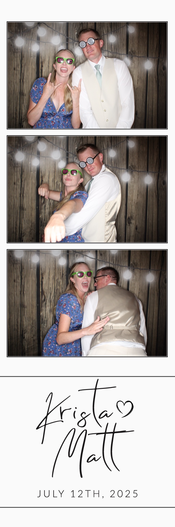 Krista and Matt | View more photos from the event at gallery.photoboothbillings.com/u/PhotoBoothBillings/Krista-and-Matt