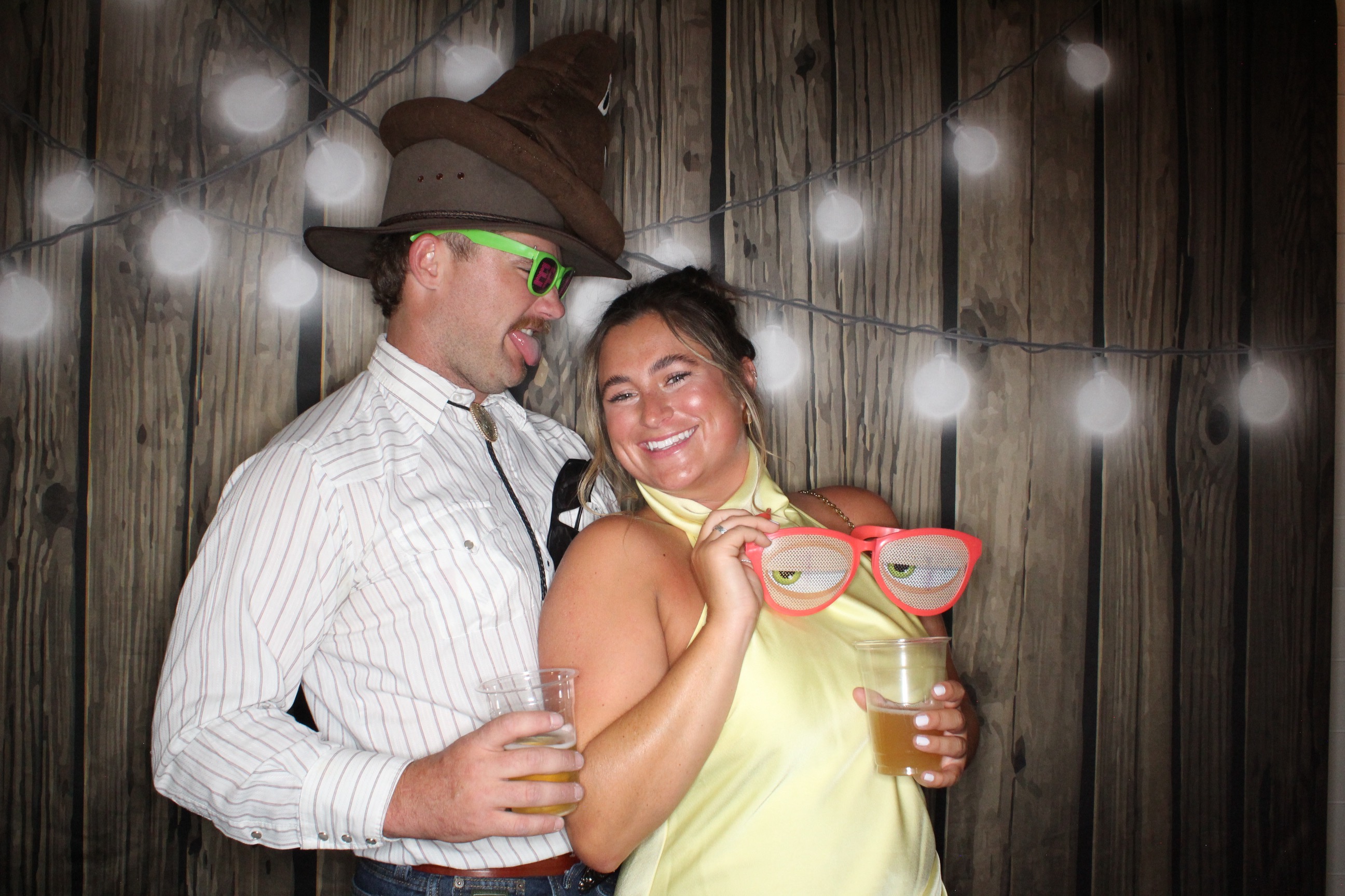 Krista and Matt | View more photos from the event at gallery.photoboothbillings.com/u/PhotoBoothBillings/Krista-and-Matt