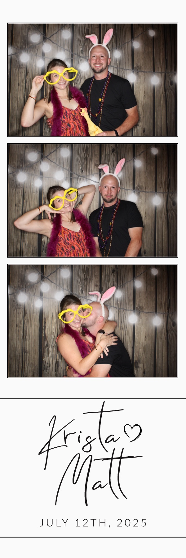Krista and Matt | View more photos from the event at gallery.photoboothbillings.com/u/PhotoBoothBillings/Krista-and-Matt