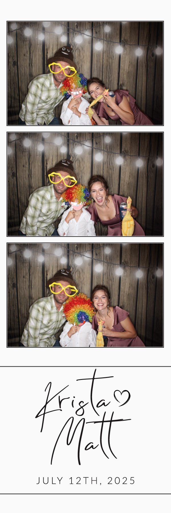 Krista and Matt | View more photos from the event at gallery.photoboothbillings.com/u/PhotoBoothBillings/Krista-and-Matt