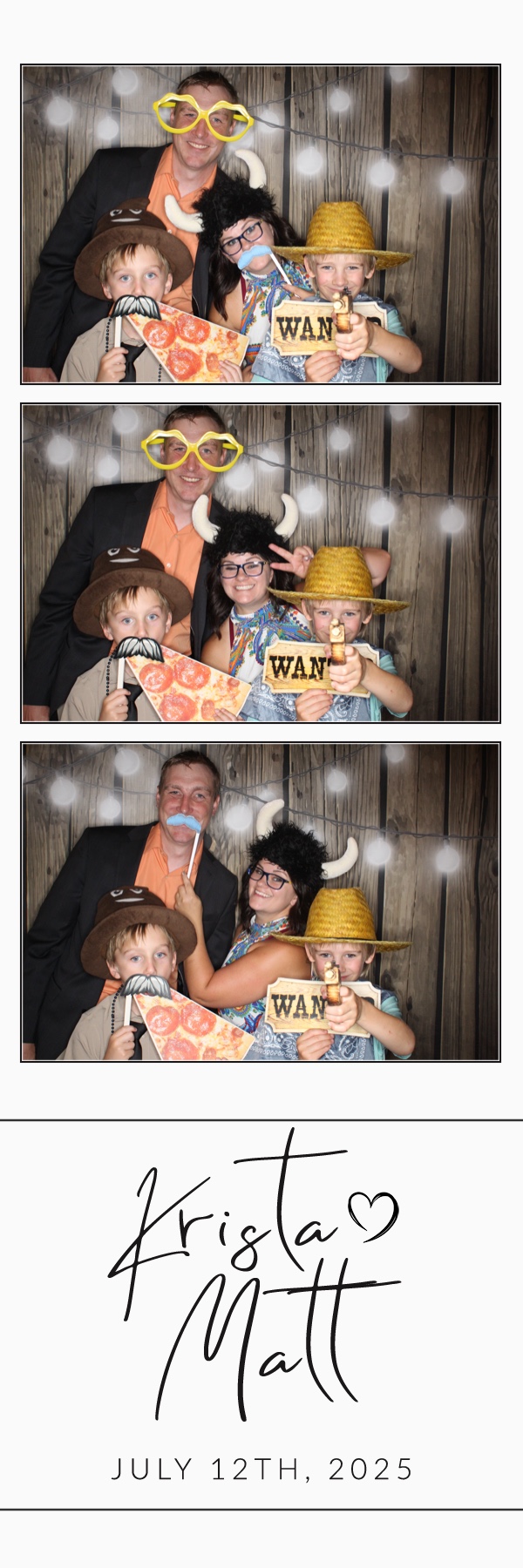 Krista and Matt | View more photos from the event at gallery.photoboothbillings.com/u/PhotoBoothBillings/Krista-and-Matt