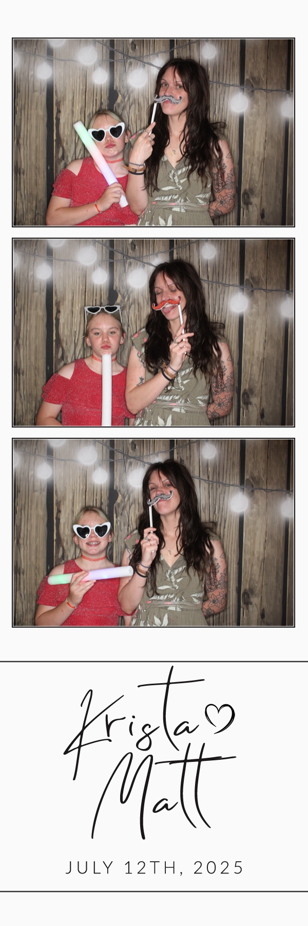 Krista and Matt | View more photos from the event at gallery.photoboothbillings.com/u/PhotoBoothBillings/Krista-and-Matt