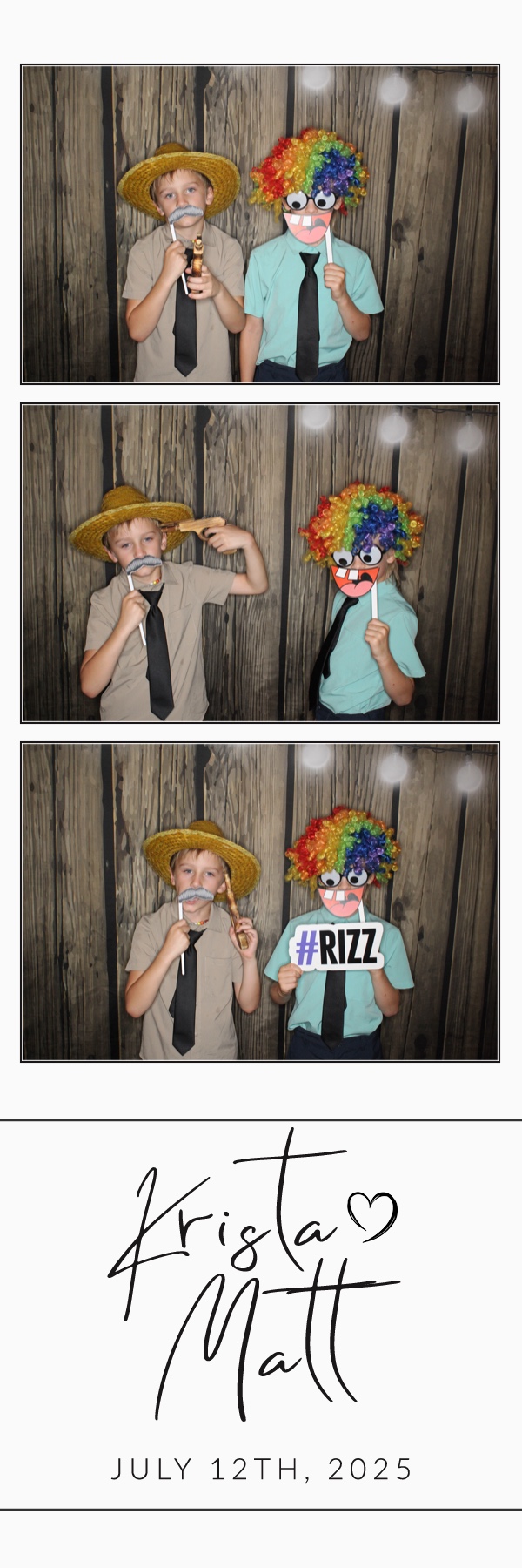 Krista and Matt | View more photos from the event at gallery.photoboothbillings.com/u/PhotoBoothBillings/Krista-and-Matt