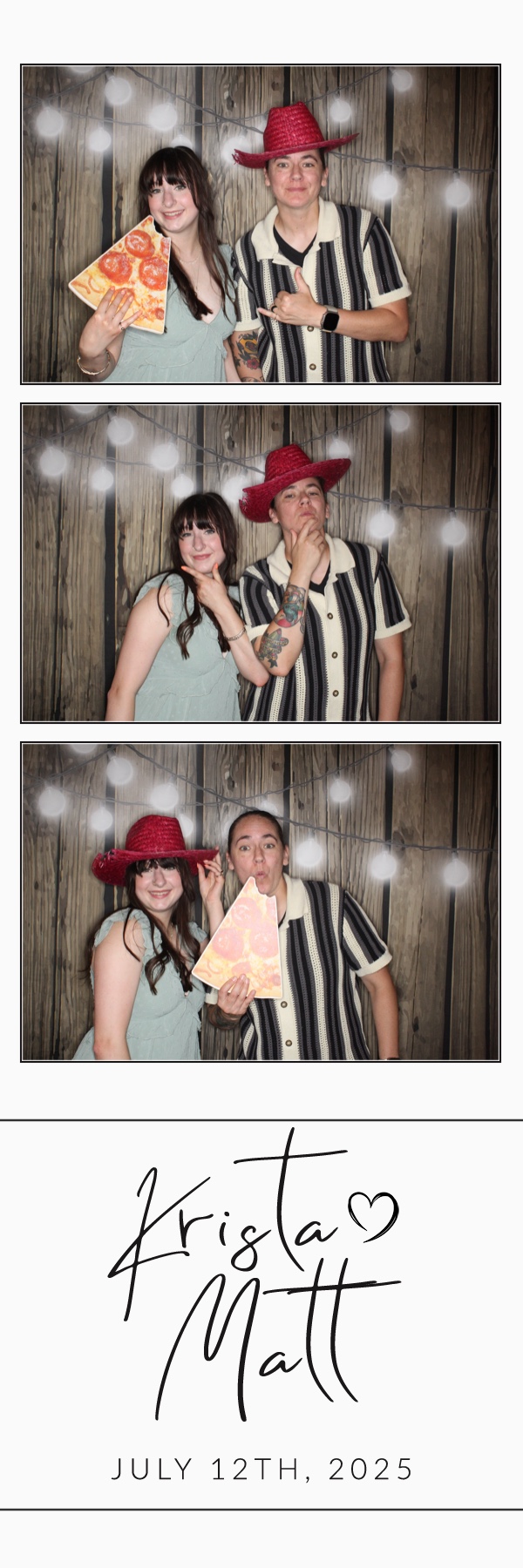 Krista and Matt | View more photos from the event at gallery.photoboothbillings.com/u/PhotoBoothBillings/Krista-and-Matt