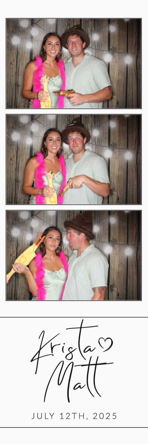Krista and Matt | View more photos from the event at gallery.photoboothbillings.com/u/PhotoBoothBillings/Krista-and-Matt