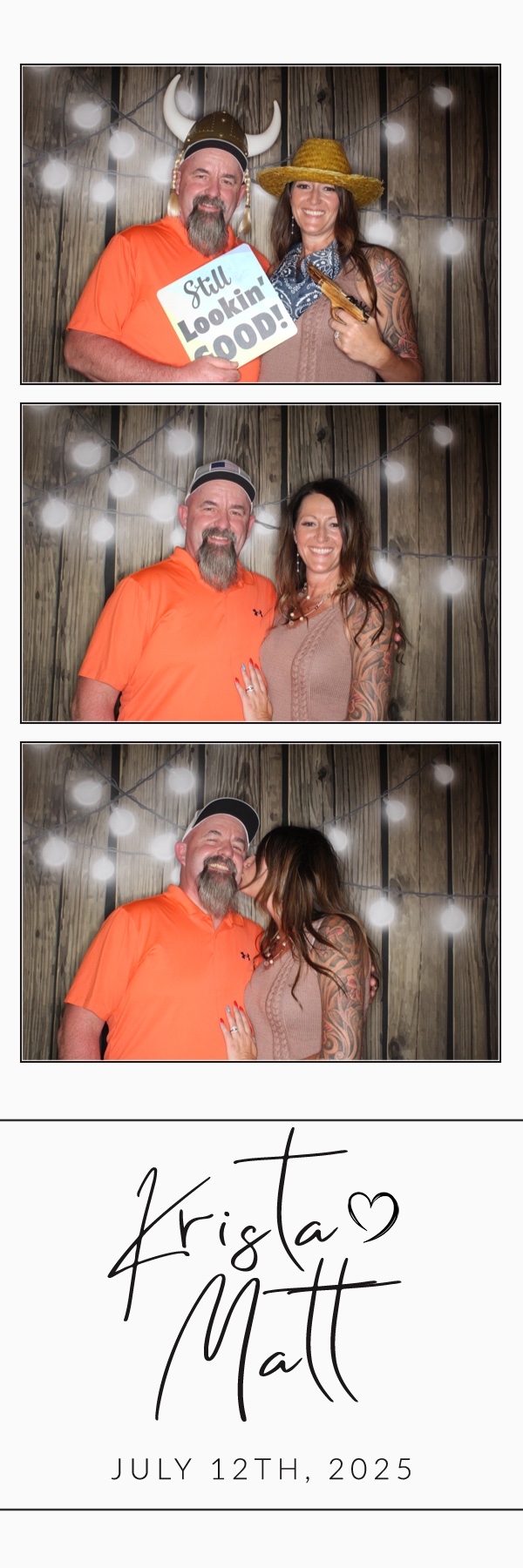 Krista and Matt | View more photos from the event at gallery.photoboothbillings.com/u/PhotoBoothBillings/Krista-and-Matt