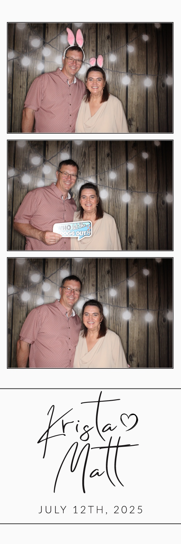 Krista and Matt | View more photos from the event at gallery.photoboothbillings.com/u/PhotoBoothBillings/Krista-and-Matt