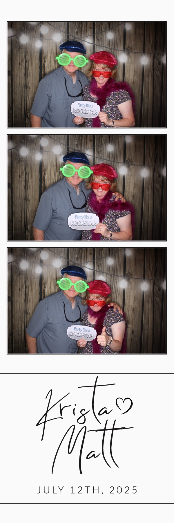 Krista and Matt | View more photos from the event at gallery.photoboothbillings.com/u/PhotoBoothBillings/Krista-and-Matt