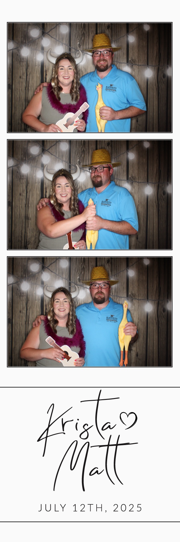 Krista and Matt | View more photos from the event at gallery.photoboothbillings.com/u/PhotoBoothBillings/Krista-and-Matt