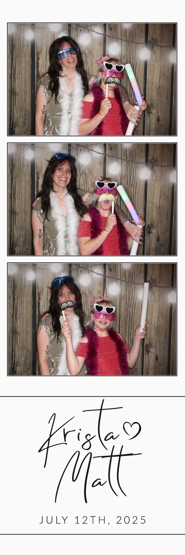 Krista and Matt | View more photos from the event at gallery.photoboothbillings.com/u/PhotoBoothBillings/Krista-and-Matt