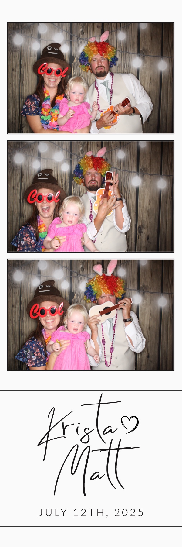 Krista and Matt | View more photos from the event at gallery.photoboothbillings.com/u/PhotoBoothBillings/Krista-and-Matt
