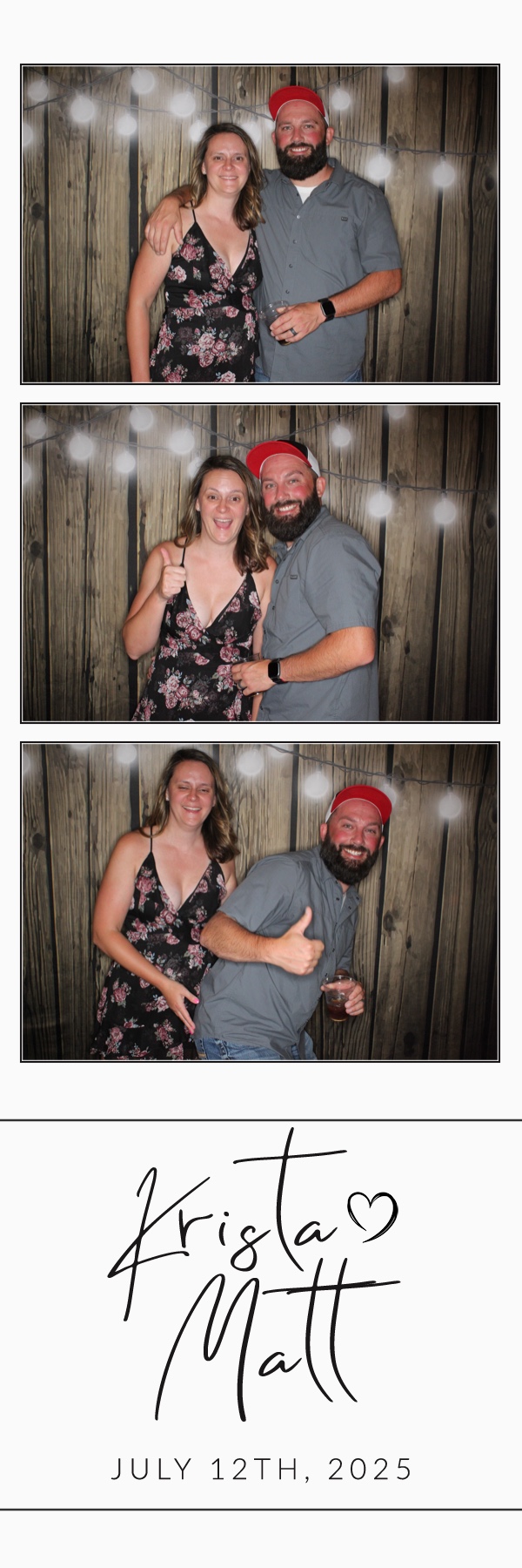 Krista and Matt | View more photos from the event at gallery.photoboothbillings.com/u/PhotoBoothBillings/Krista-and-Matt