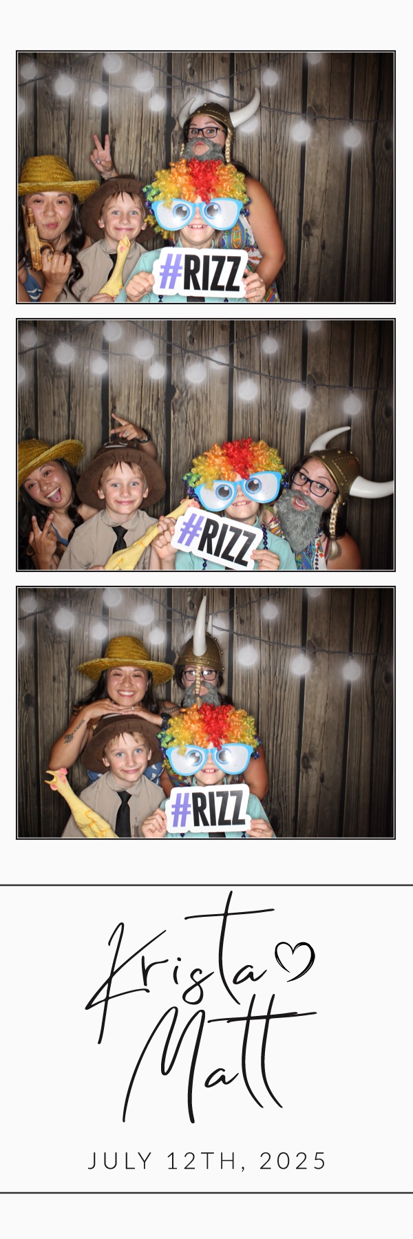 Krista and Matt | View more photos from the event at gallery.photoboothbillings.com/u/PhotoBoothBillings/Krista-and-Matt