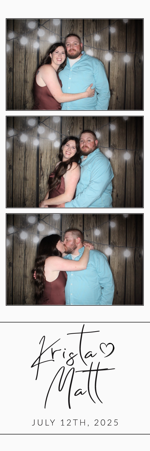 Krista and Matt | View more photos from the event at gallery.photoboothbillings.com/u/PhotoBoothBillings/Krista-and-Matt
