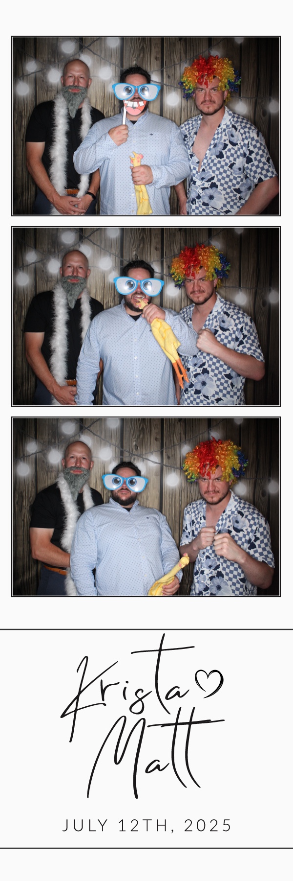 Krista and Matt | View more photos from the event at gallery.photoboothbillings.com/u/PhotoBoothBillings/Krista-and-Matt