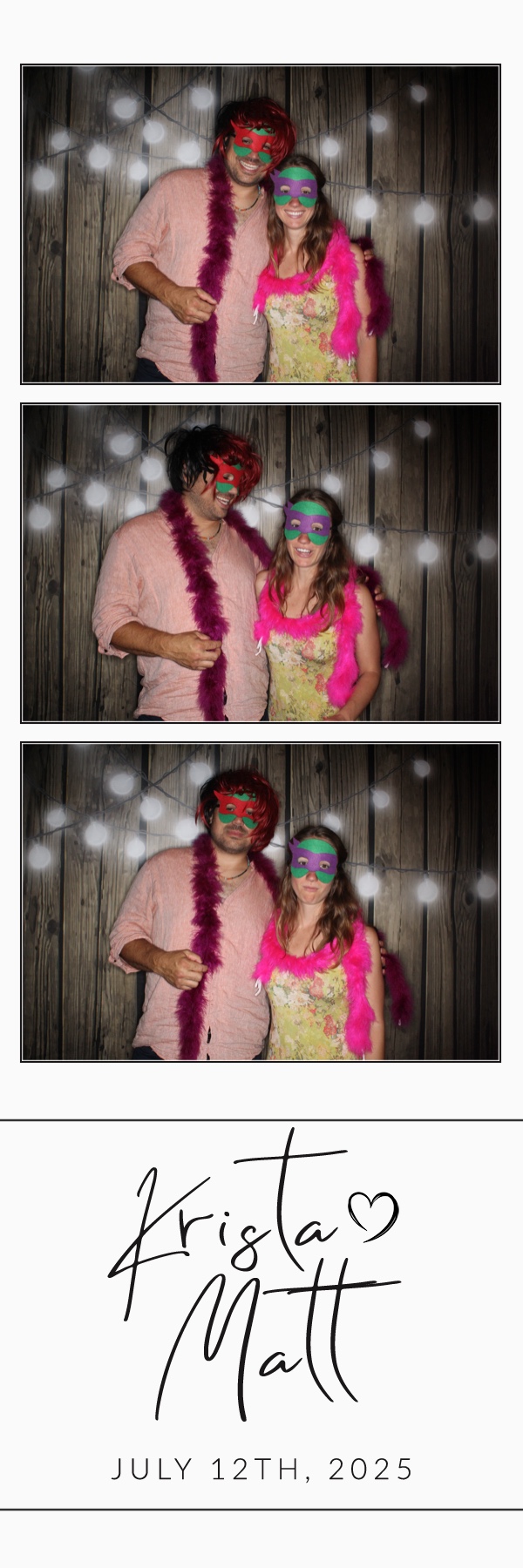 Krista and Matt | View more photos from the event at gallery.photoboothbillings.com/u/PhotoBoothBillings/Krista-and-Matt