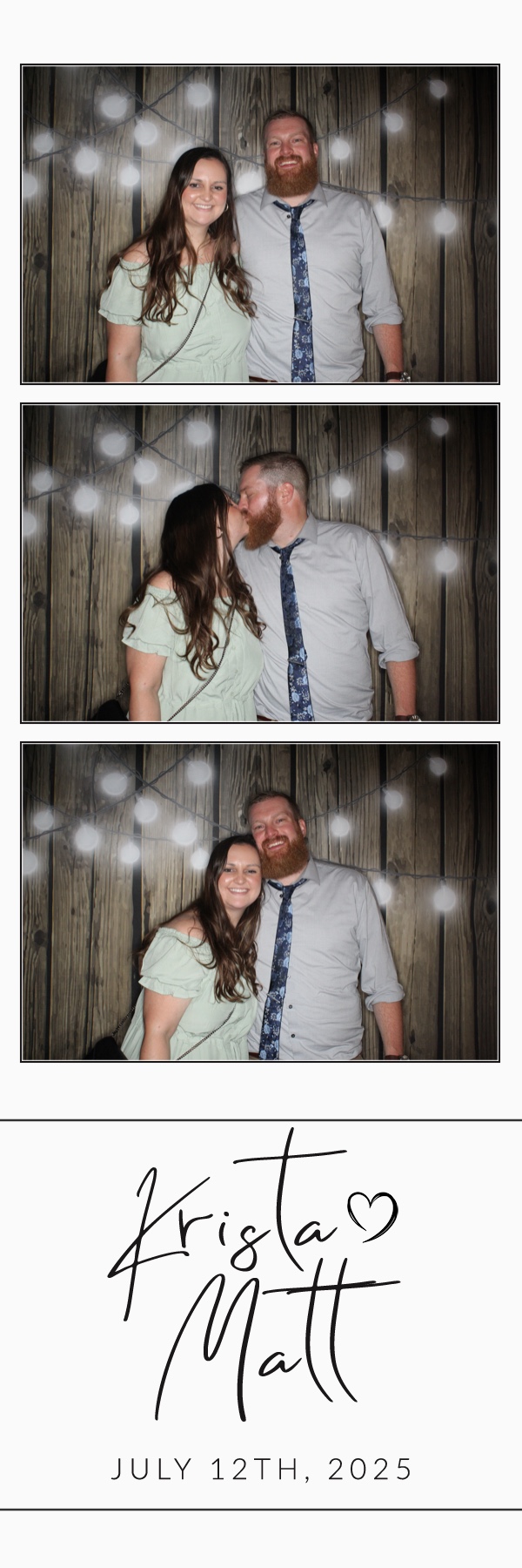 Krista and Matt | View more photos from the event at gallery.photoboothbillings.com/u/PhotoBoothBillings/Krista-and-Matt