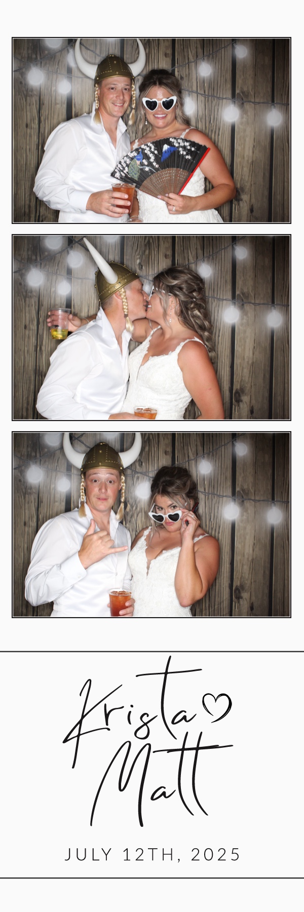 Krista and Matt | View more photos from the event at gallery.photoboothbillings.com/u/PhotoBoothBillings/Krista-and-Matt