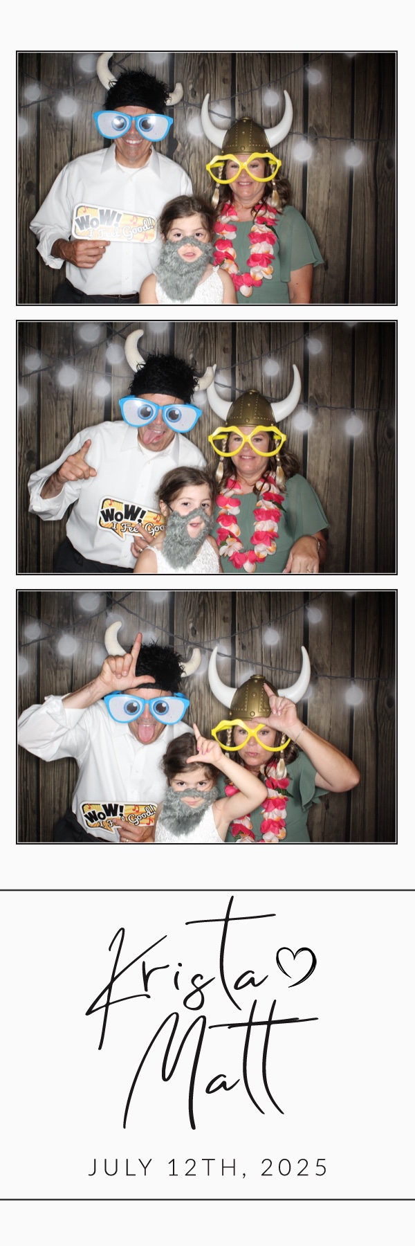 Krista and Matt | View more photos from the event at gallery.photoboothbillings.com/u/PhotoBoothBillings/Krista-and-Matt