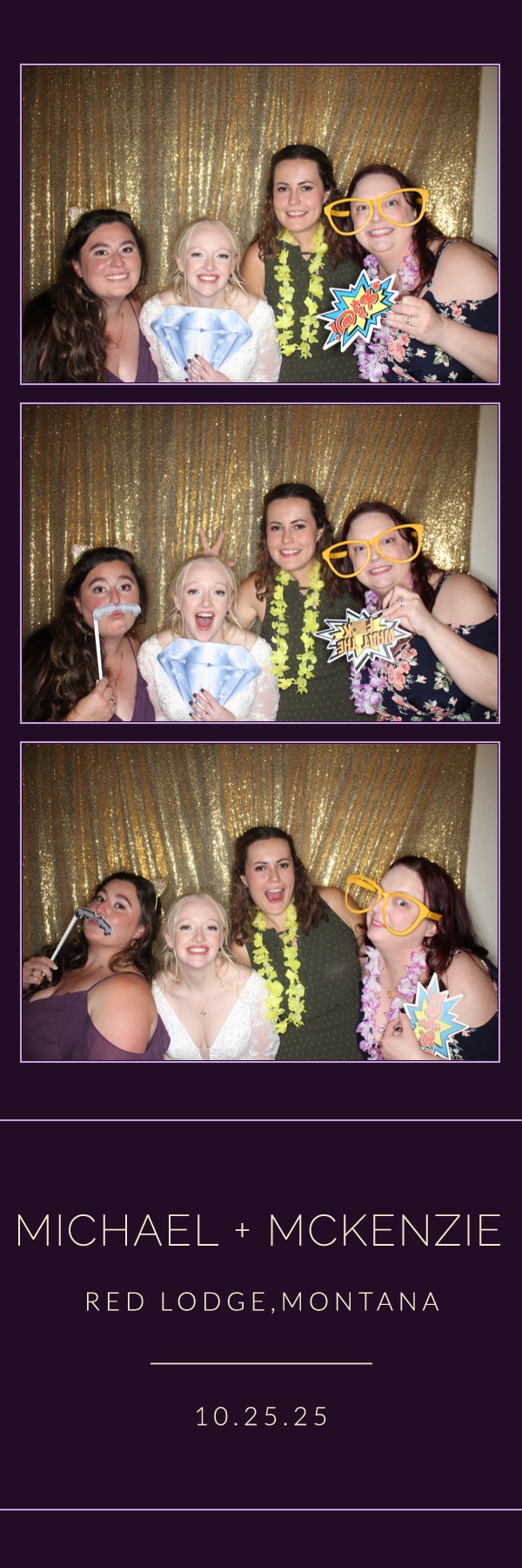 McKenzie and Michael's Wedding | View more photos from the event at gallery.photoboothbillings.com/u/PhotoBoothBillings/McKenzie-and-Michaels-Wedding