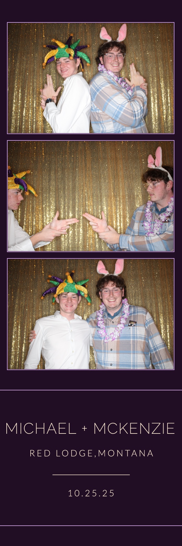 McKenzie and Michael's Wedding | View more photos from the event at gallery.photoboothbillings.com/u/PhotoBoothBillings/McKenzie-and-Michaels-Wedding