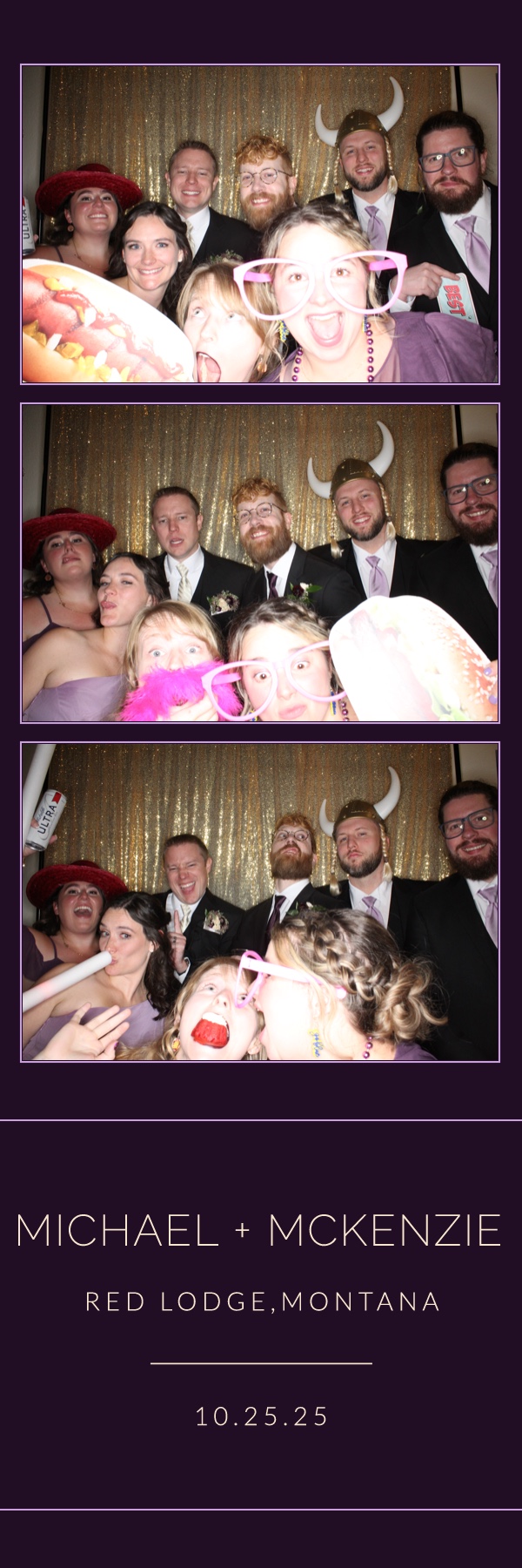 McKenzie and Michael's Wedding | View more photos from the event at gallery.photoboothbillings.com/u/PhotoBoothBillings/McKenzie-and-Michaels-Wedding