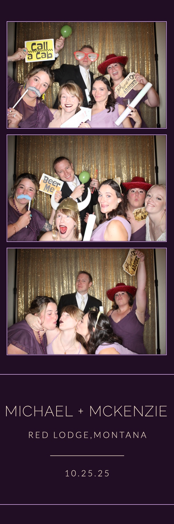 McKenzie and Michael's Wedding | View more photos from the event at gallery.photoboothbillings.com/u/PhotoBoothBillings/McKenzie-and-Michaels-Wedding