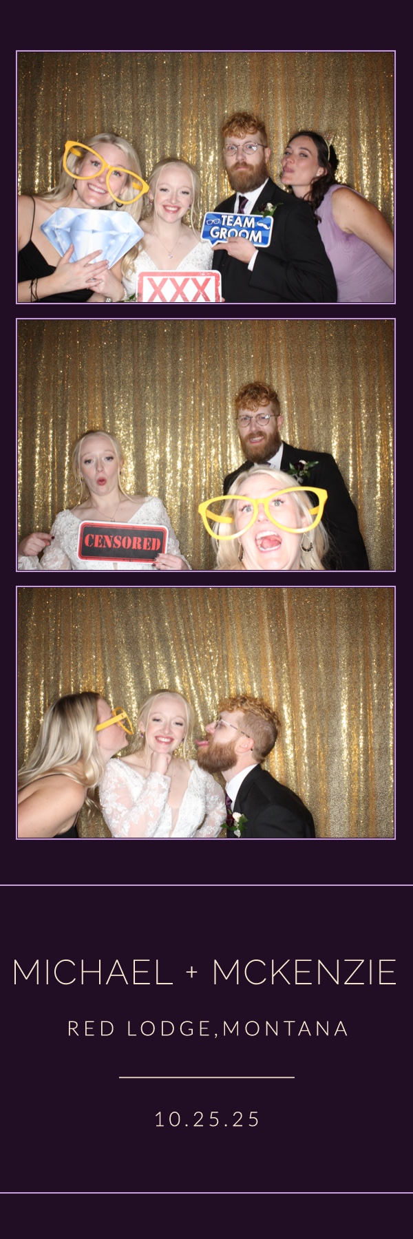 McKenzie and Michael's Wedding | View more photos from the event at gallery.photoboothbillings.com/u/PhotoBoothBillings/McKenzie-and-Michaels-Wedding