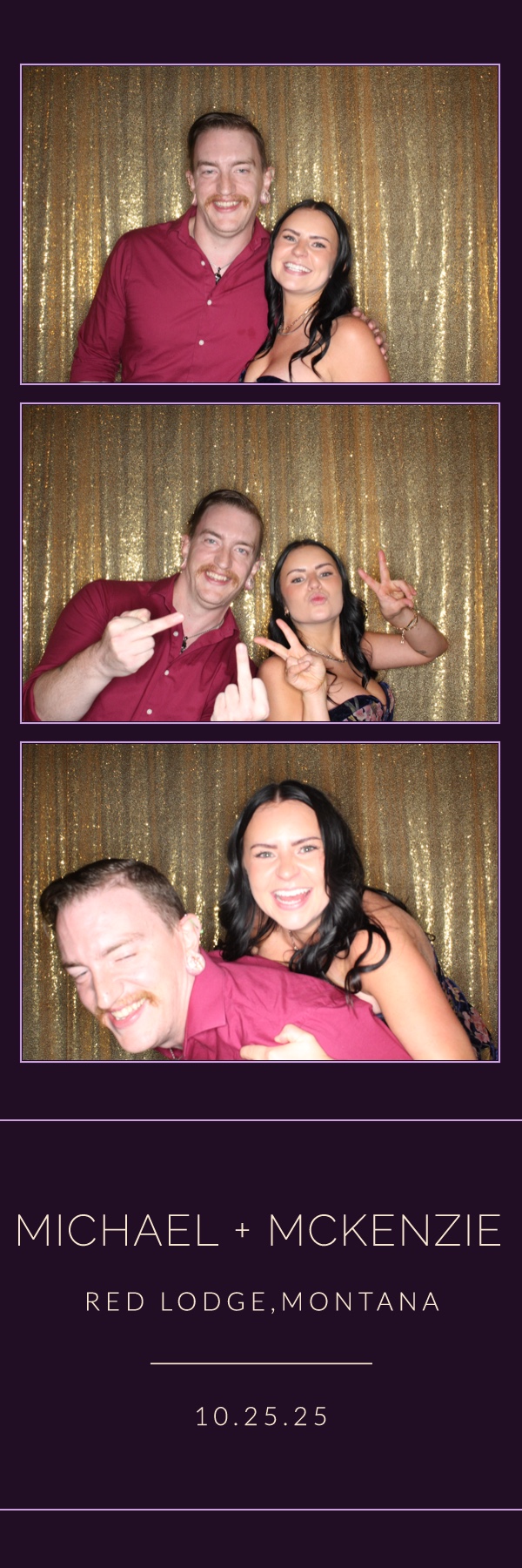 McKenzie and Michael's Wedding | View more photos from the event at gallery.photoboothbillings.com/u/PhotoBoothBillings/McKenzie-and-Michaels-Wedding