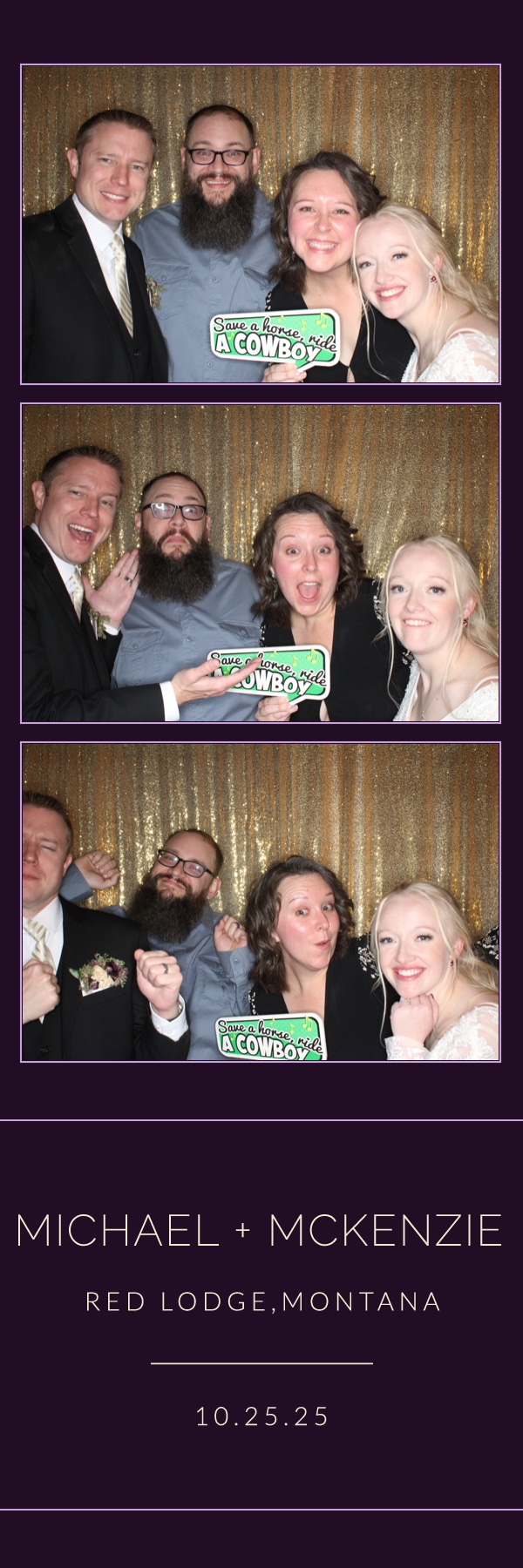 McKenzie and Michael's Wedding | View more photos from the event at gallery.photoboothbillings.com/u/PhotoBoothBillings/McKenzie-and-Michaels-Wedding