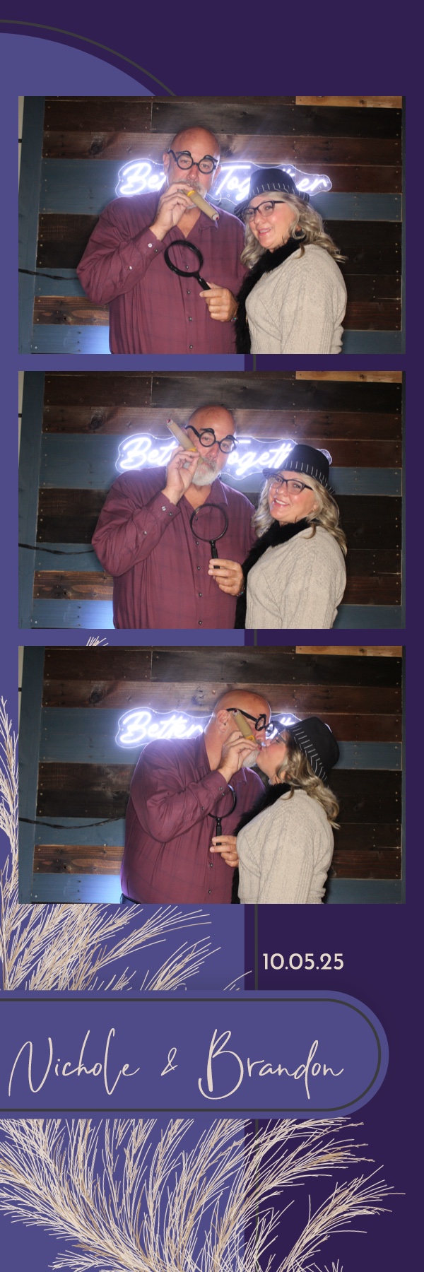Nichole and Brandon's Wedding | View more photos from the event at gallery.photoboothbillings.com/u/PhotoBoothBillings/Nichole-and-Brandons-Wedding