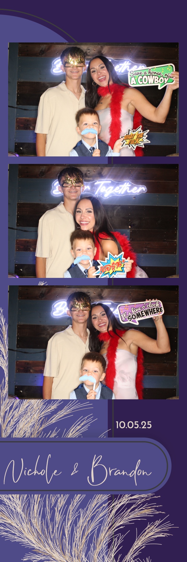 Nichole and Brandon's Wedding | View more photos from the event at gallery.photoboothbillings.com/u/PhotoBoothBillings/Nichole-and-Brandons-Wedding