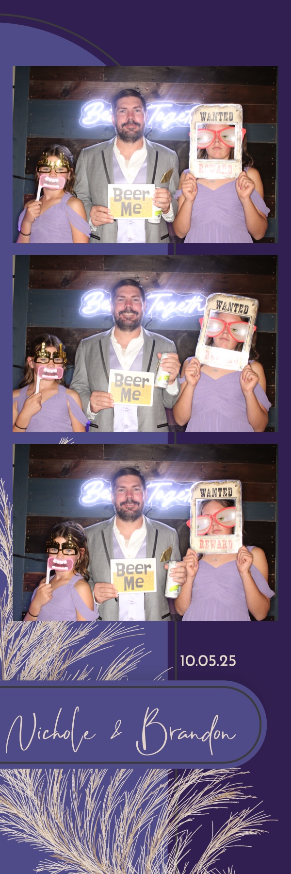 Nichole and Brandon's Wedding | View more photos from the event at gallery.photoboothbillings.com/u/PhotoBoothBillings/Nichole-and-Brandons-Wedding