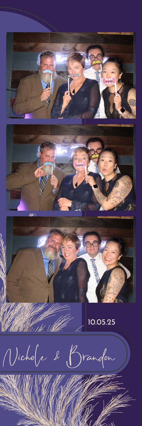Nichole and Brandon's Wedding | View more photos from the event at gallery.photoboothbillings.com/u/PhotoBoothBillings/Nichole-and-Brandons-Wedding