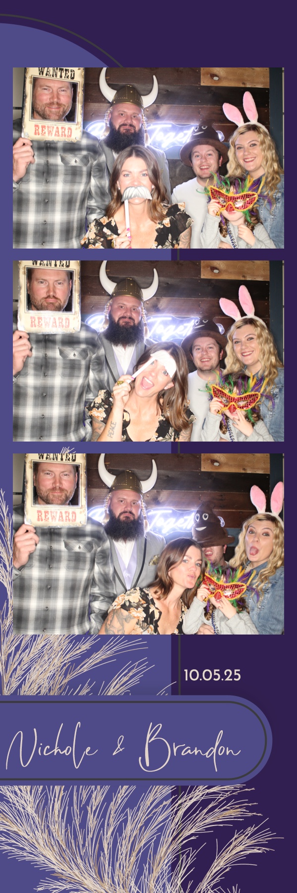 Nichole and Brandon's Wedding | View more photos from the event at gallery.photoboothbillings.com/u/PhotoBoothBillings/Nichole-and-Brandons-Wedding