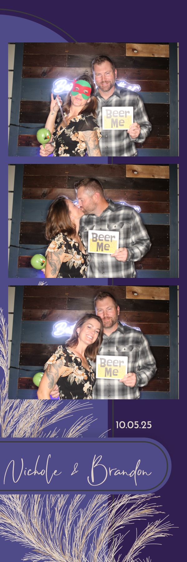 Nichole and Brandon's Wedding | View more photos from the event at gallery.photoboothbillings.com/u/PhotoBoothBillings/Nichole-and-Brandons-Wedding