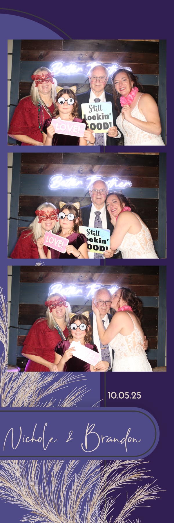 Nichole and Brandon's Wedding | View more photos from the event at gallery.photoboothbillings.com/u/PhotoBoothBillings/Nichole-and-Brandons-Wedding