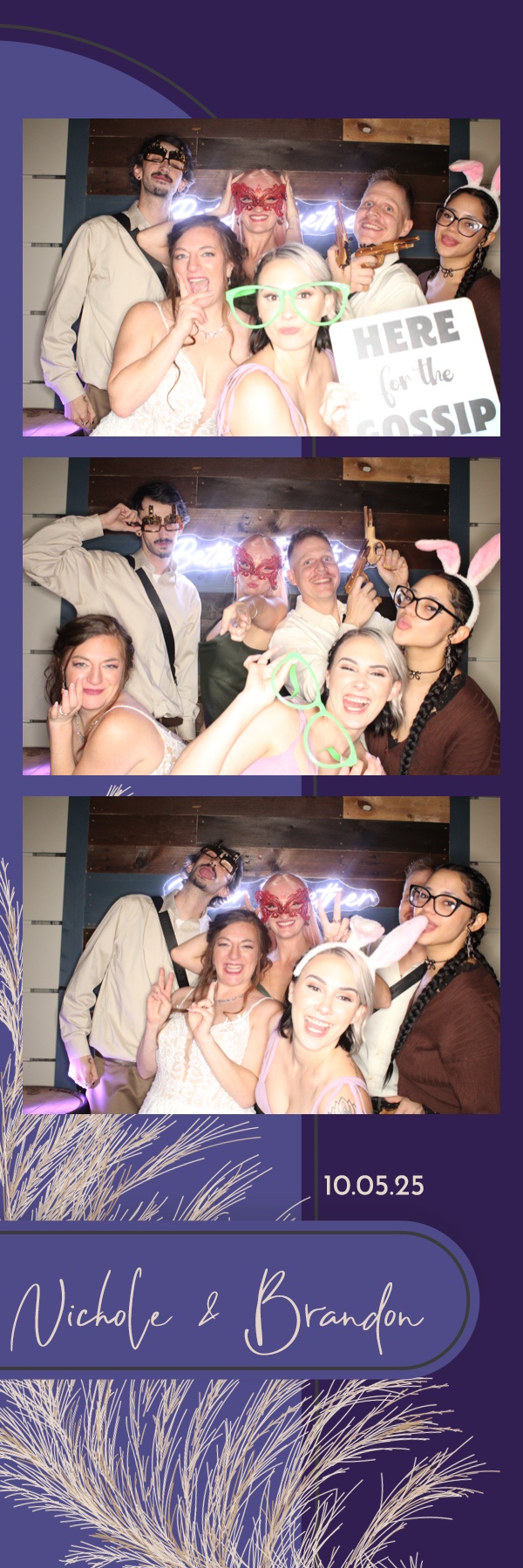 Nichole and Brandon's Wedding | View more photos from the event at gallery.photoboothbillings.com/u/PhotoBoothBillings/Nichole-and-Brandons-Wedding