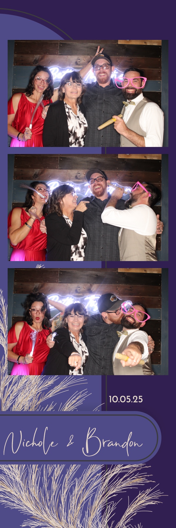 Nichole and Brandon's Wedding | View more photos from the event at gallery.photoboothbillings.com/u/PhotoBoothBillings/Nichole-and-Brandons-Wedding