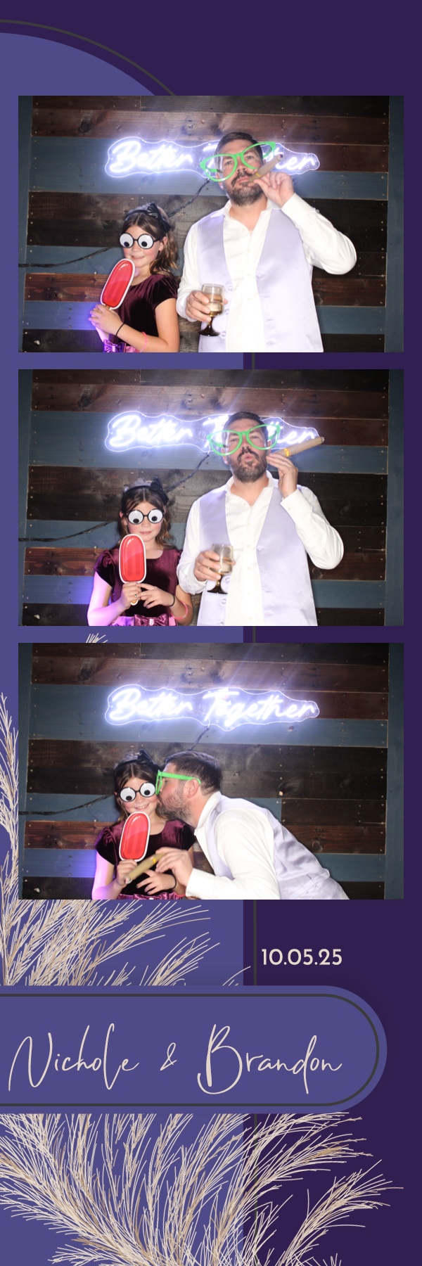 Nichole and Brandon's Wedding | View more photos from the event at gallery.photoboothbillings.com/u/PhotoBoothBillings/Nichole-and-Brandons-Wedding