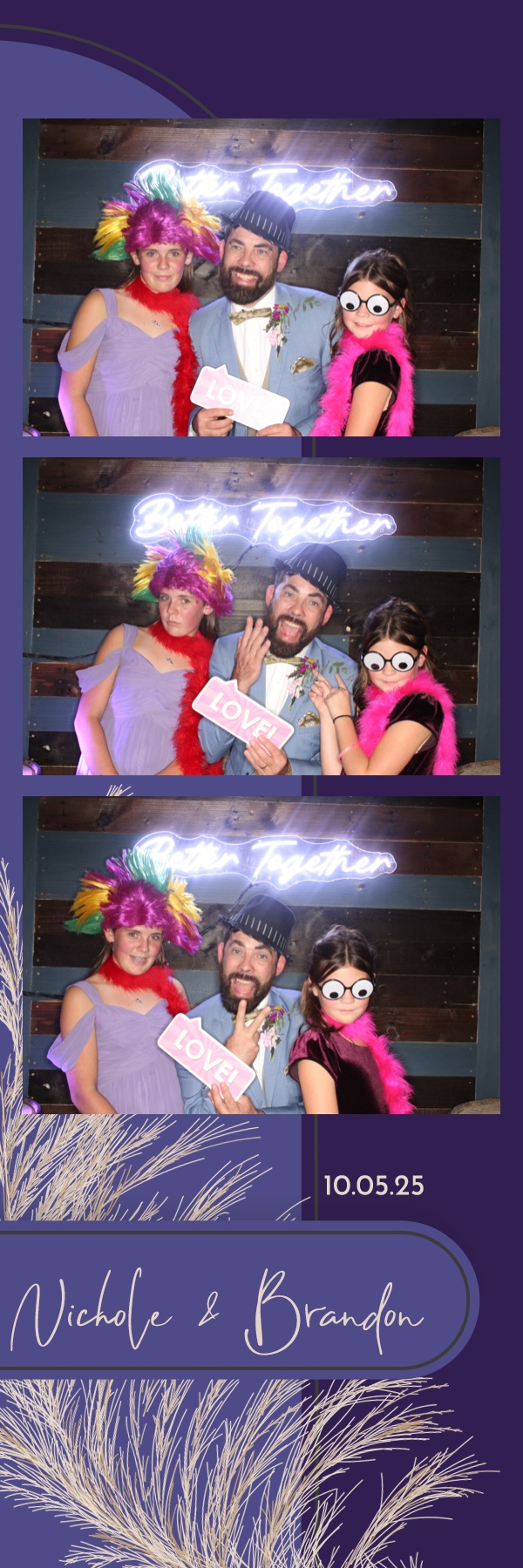 Nichole and Brandon's Wedding | View more photos from the event at gallery.photoboothbillings.com/u/PhotoBoothBillings/Nichole-and-Brandons-Wedding