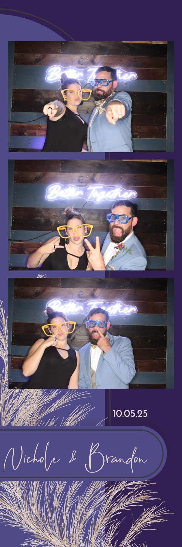 Nichole and Brandon's Wedding | View more photos from the event at gallery.photoboothbillings.com/u/PhotoBoothBillings/Nichole-and-Brandons-Wedding