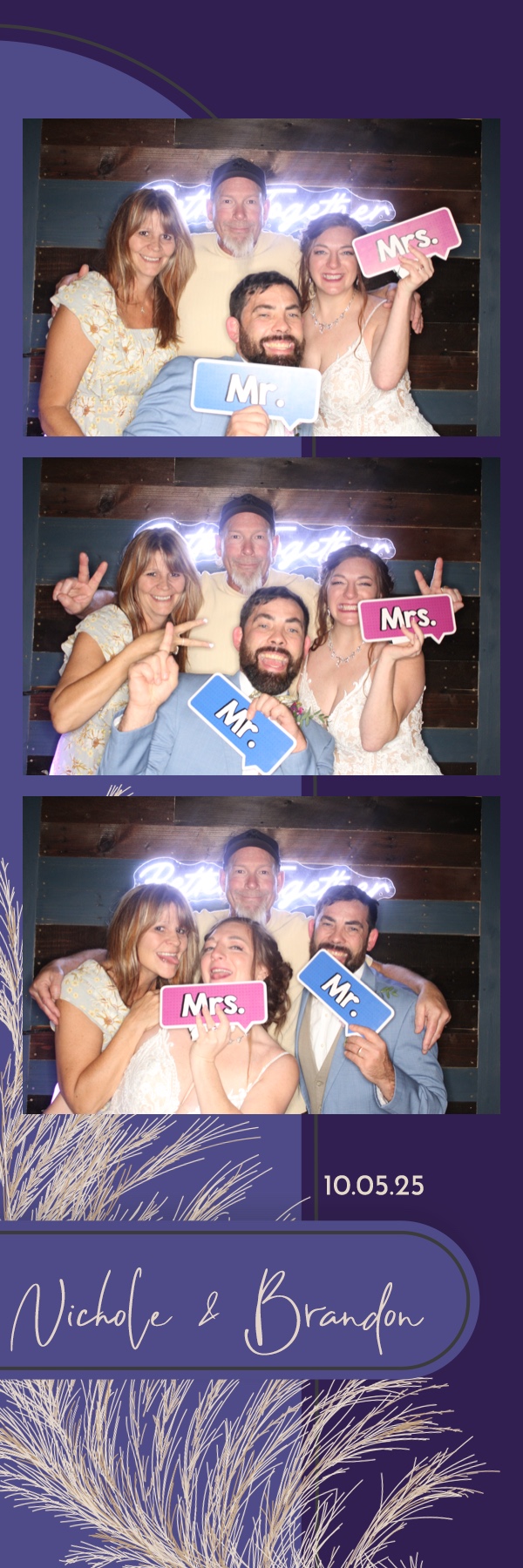 Nichole and Brandon's Wedding | View more photos from the event at gallery.photoboothbillings.com/u/PhotoBoothBillings/Nichole-and-Brandons-Wedding