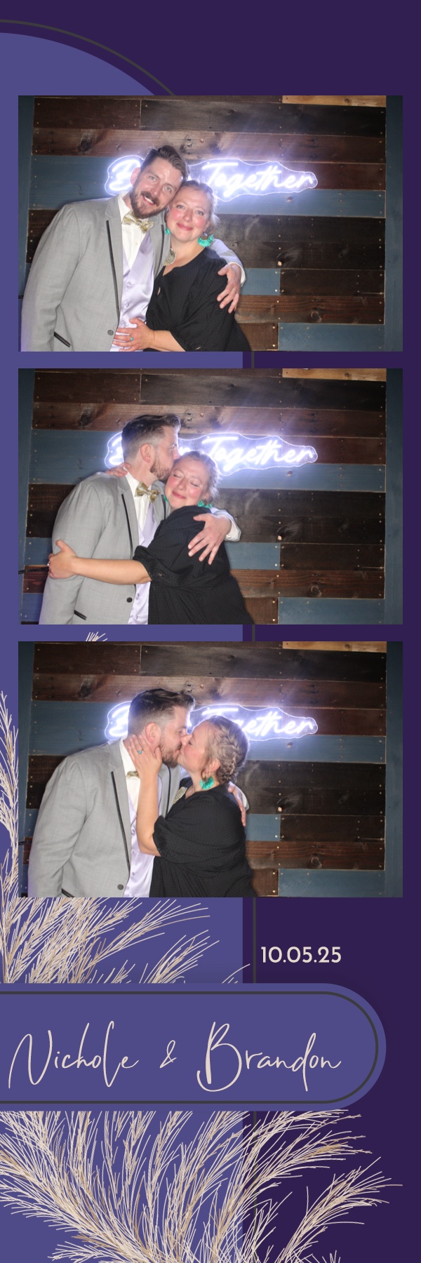 Nichole and Brandon's Wedding | View more photos from the event at gallery.photoboothbillings.com/u/PhotoBoothBillings/Nichole-and-Brandons-Wedding