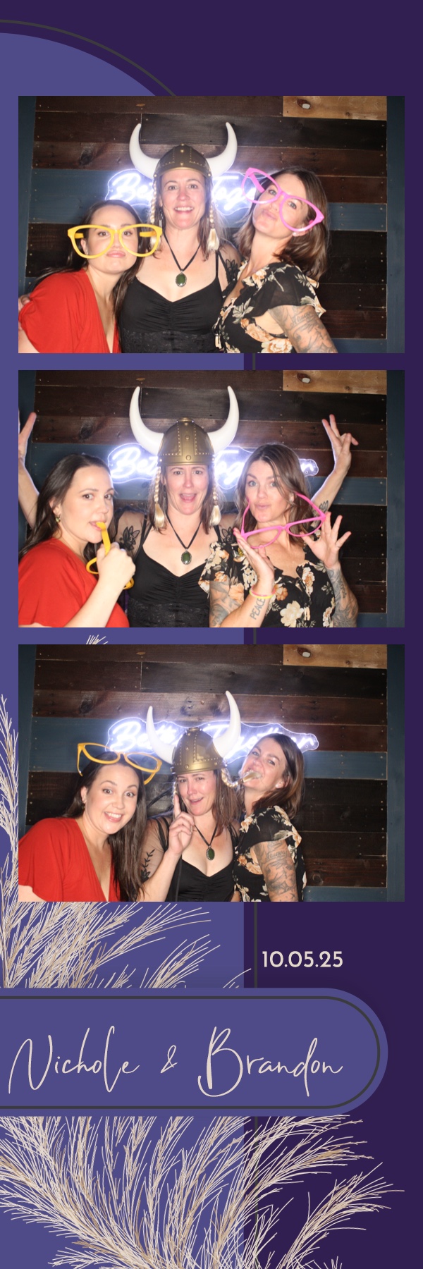 Nichole and Brandon's Wedding | View more photos from the event at gallery.photoboothbillings.com/u/PhotoBoothBillings/Nichole-and-Brandons-Wedding