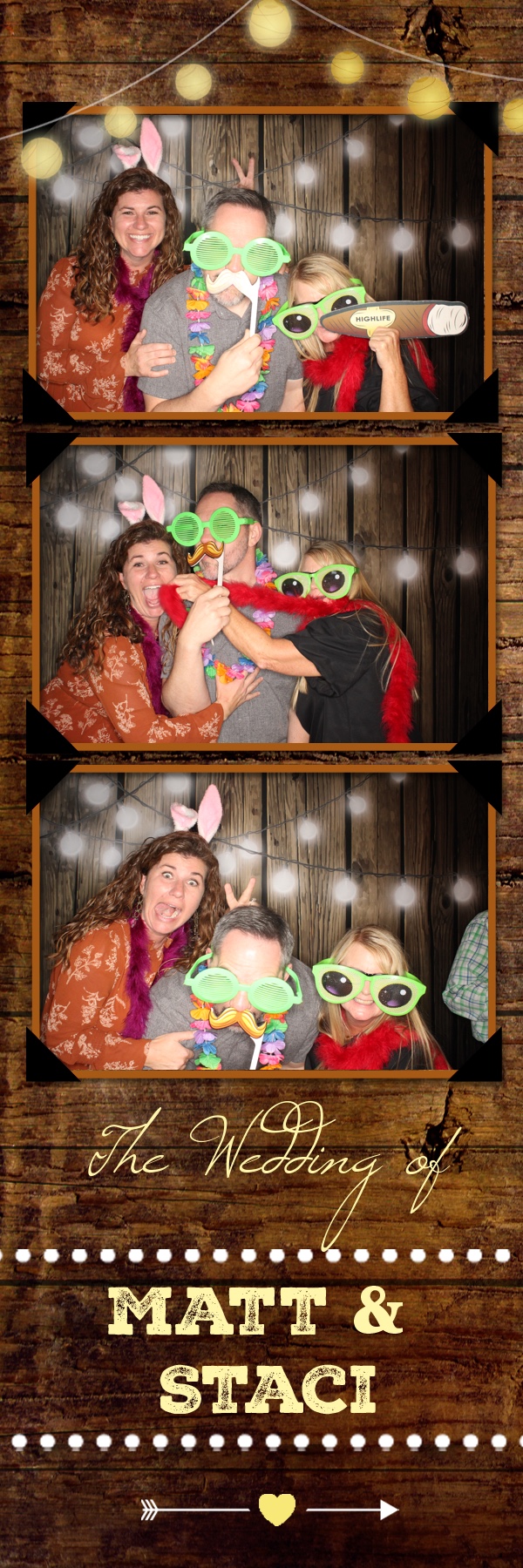 Staci and Matt's Wedding | View more photos from the event at gallery.photoboothbillings.com/u/PhotoBoothBillings/Staci-and-Matts-Wedding