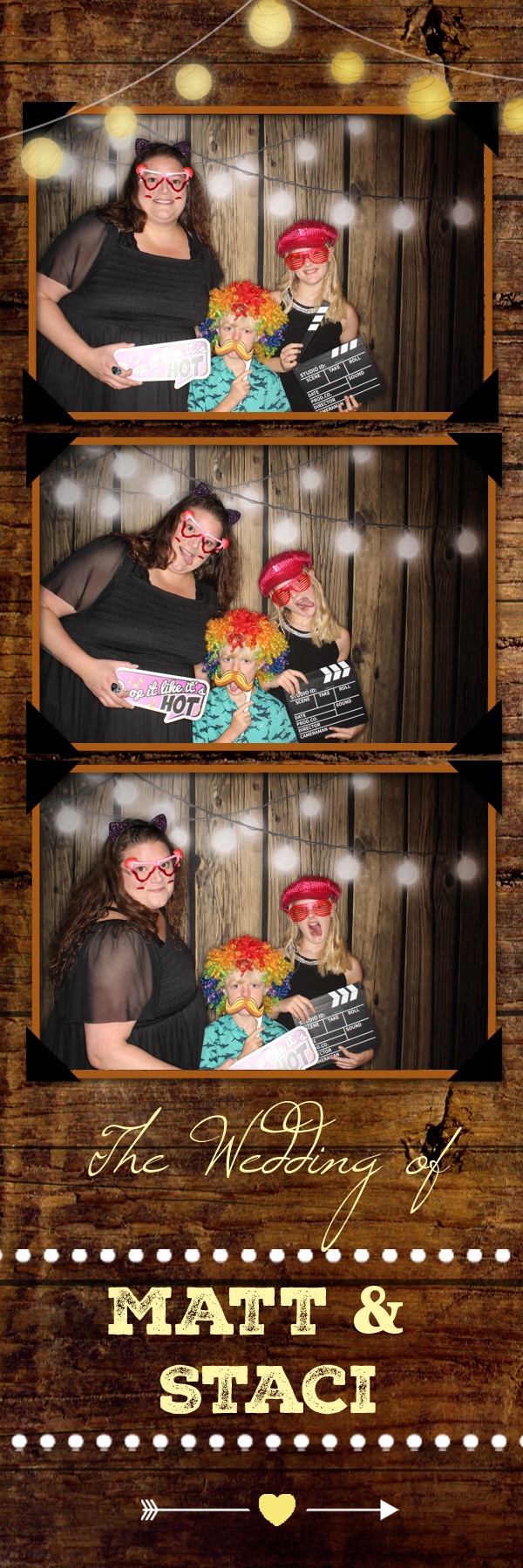 Staci and Matt's Wedding | View more photos from the event at gallery.photoboothbillings.com/u/PhotoBoothBillings/Staci-and-Matts-Wedding