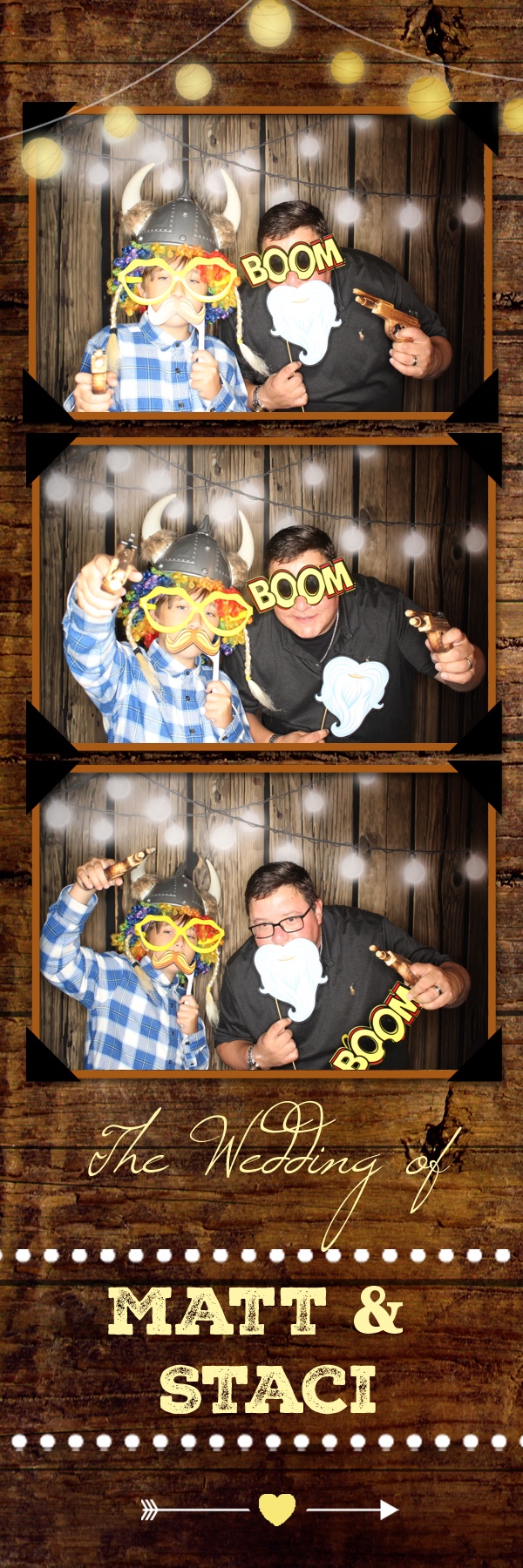 Staci and Matt's Wedding | View more photos from the event at gallery.photoboothbillings.com/u/PhotoBoothBillings/Staci-and-Matts-Wedding